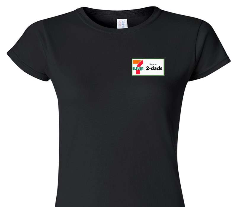 Custom Womens Soft Style 100% Cotton Black T-Shirt