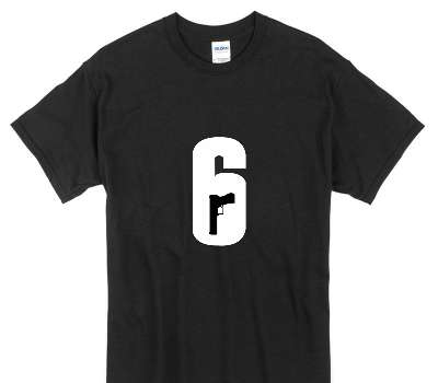 Custom Gildan 100% Cotton Black T-Shirt
