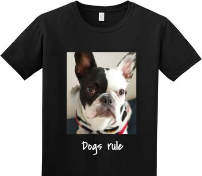 Custom Adult Soft Style 100% Cotton Black T-Shirt