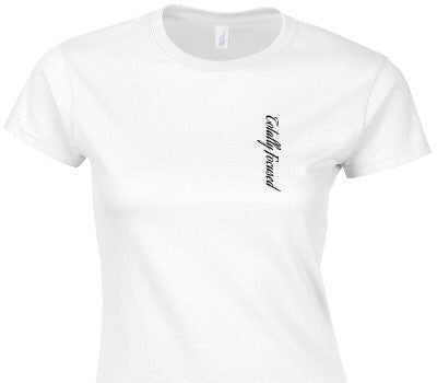 Custom Womens Soft Style 100% Cotton White T-Shirt