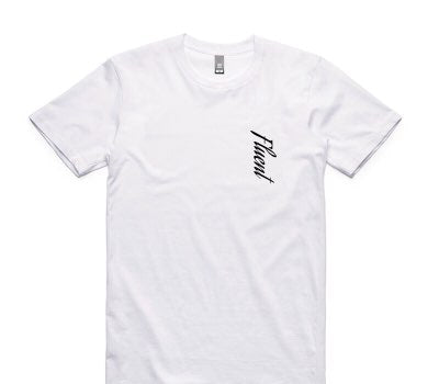 Custom AS Colour 100% Cotton White T-Shirt