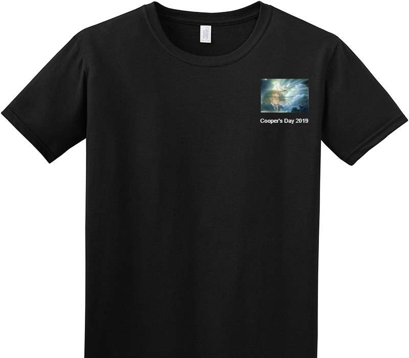Custom Adult Soft Style 100% Cotton Black T-Shirt
