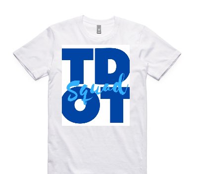 Custom AS Colour 100% Cotton White T-Shirt