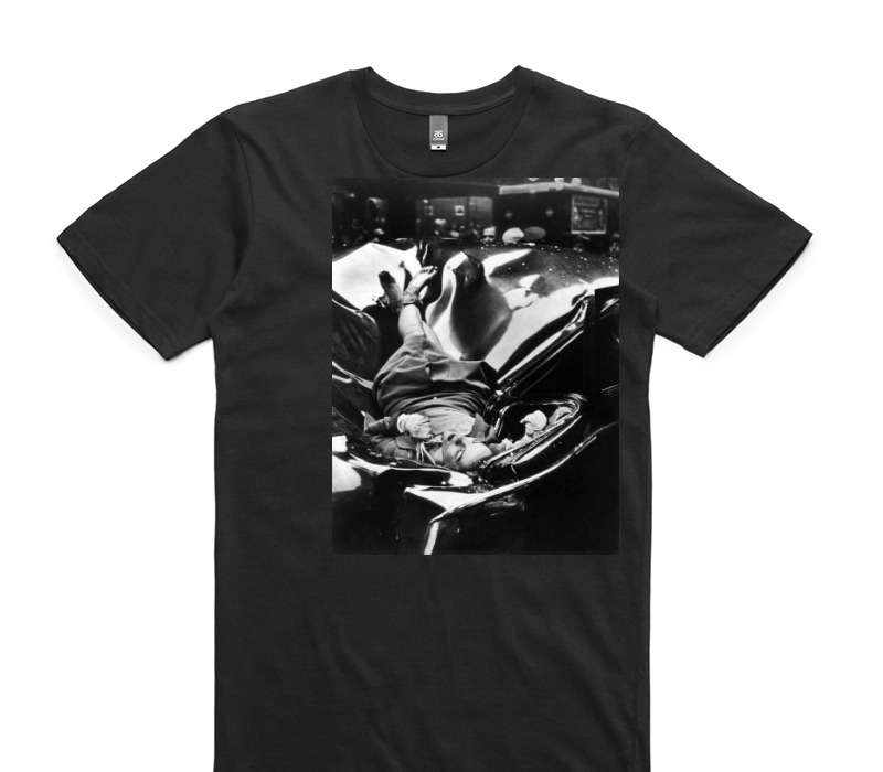 Custom AS Colour 100% Cotton Black T-Shirt
