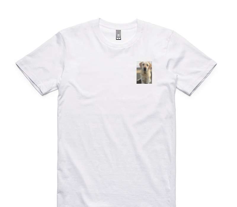 Custom AS Colour 100% Cotton White T-Shirt
