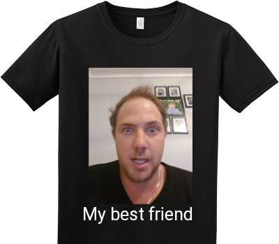 Custom Adult Soft Style 100% Cotton Black T-Shirt