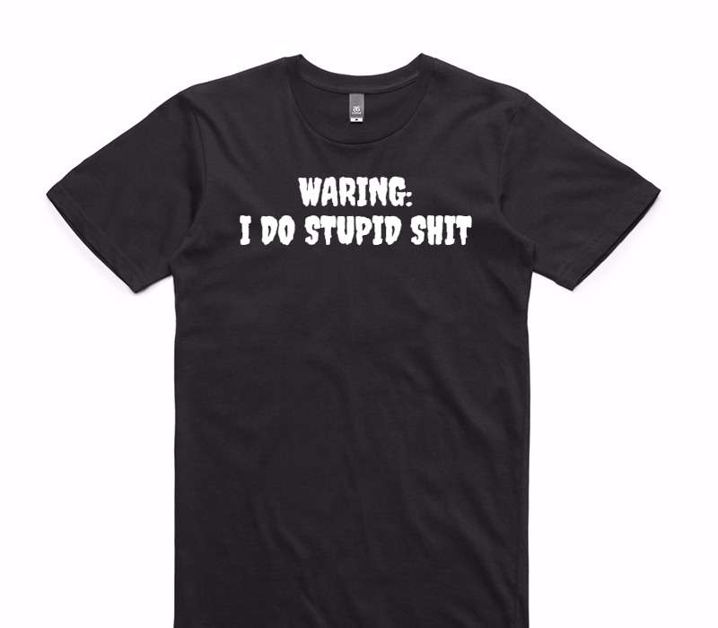 Custom AS Colour 100% Cotton Black T-Shirt