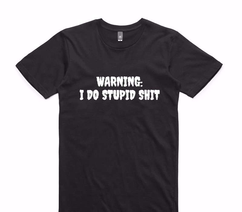 Custom AS Colour 100% Cotton Black T-Shirt