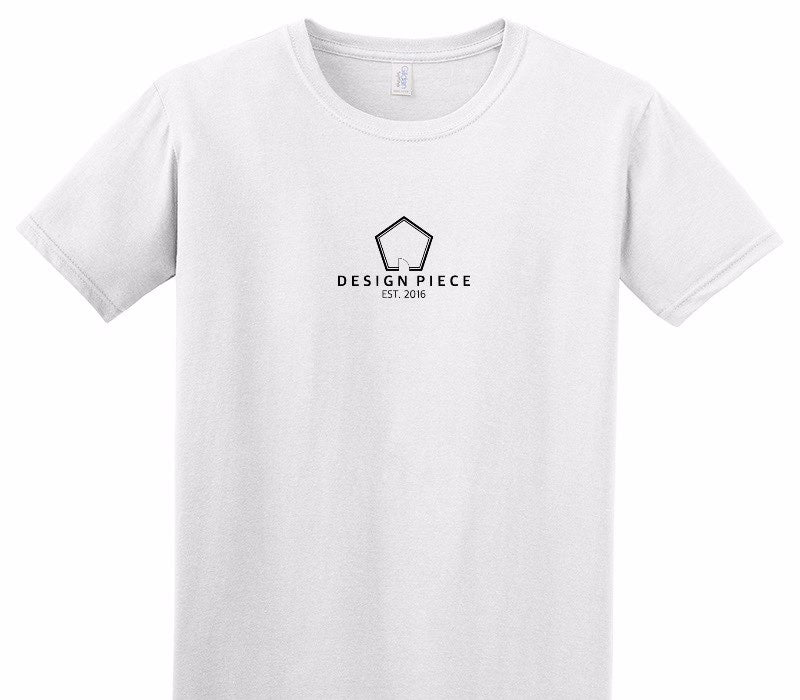 Custom Adult Soft Style 100% Cotton White T-Shirt