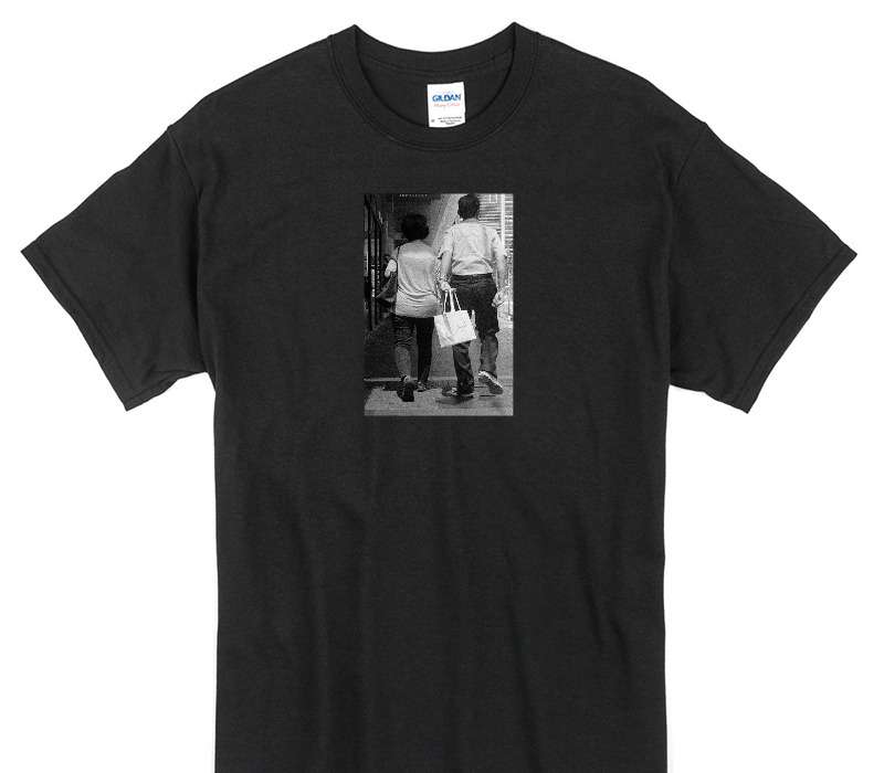 Custom Gildan 100% Cotton Black T-Shirt