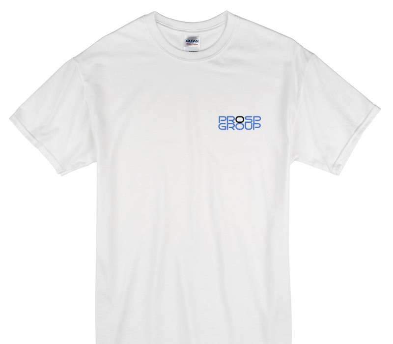 Custom Gildan 100% Cotton White T-Shirt