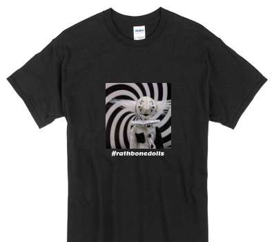 Custom Gildan 100% Cotton Black T-Shirt