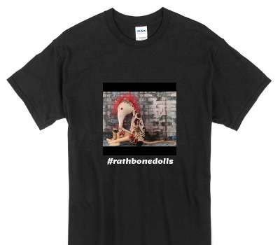 Custom Gildan 100% Cotton Black T-Shirt