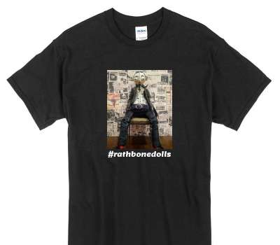 Custom Gildan 100% Cotton Black T-Shirt