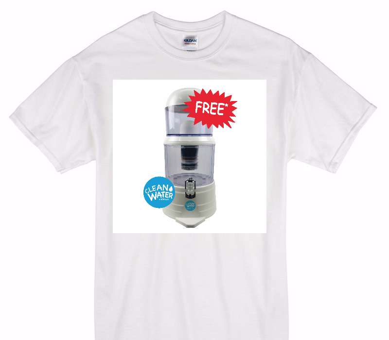Custom Gildan 100% Cotton White T-Shirt