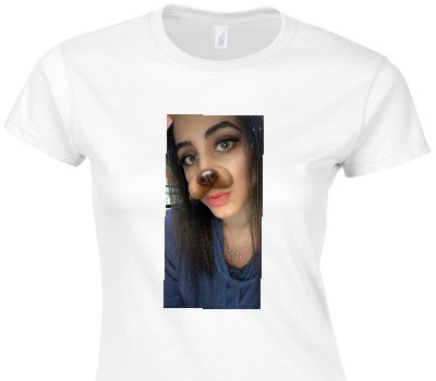 Custom Womens Soft Style 100% Cotton White T-Shirt