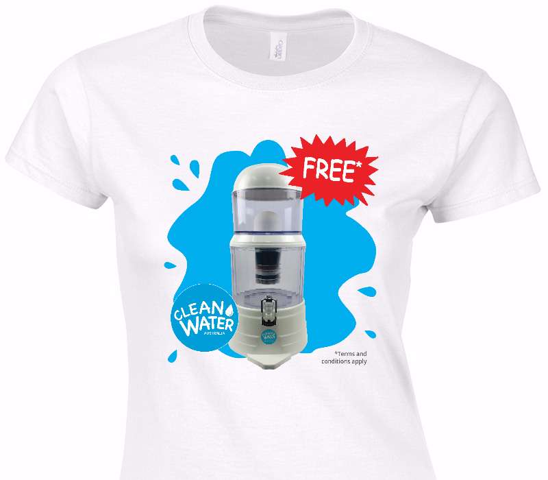 Custom Womens Soft Style 100% Cotton White T-Shirt