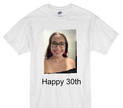 Custom Gildan 100% Cotton White T-Shirt