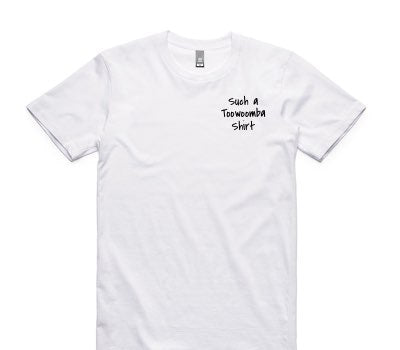 Custom AS Colour 100% Cotton White T-Shirt