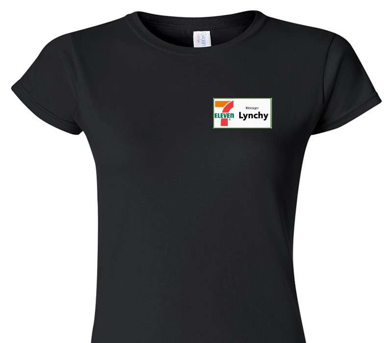 Custom Womens Soft Style 100% Cotton Black T-Shirt