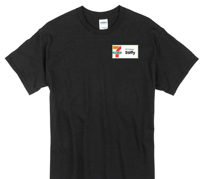 Custom Gildan 100% Cotton Black T-Shirt