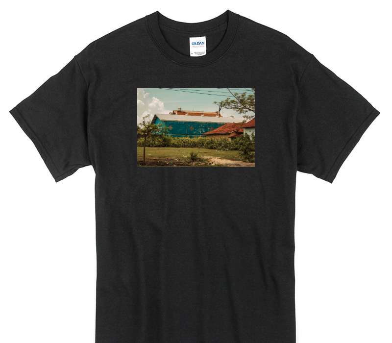 Custom Gildan 100% Cotton Black T-Shirt