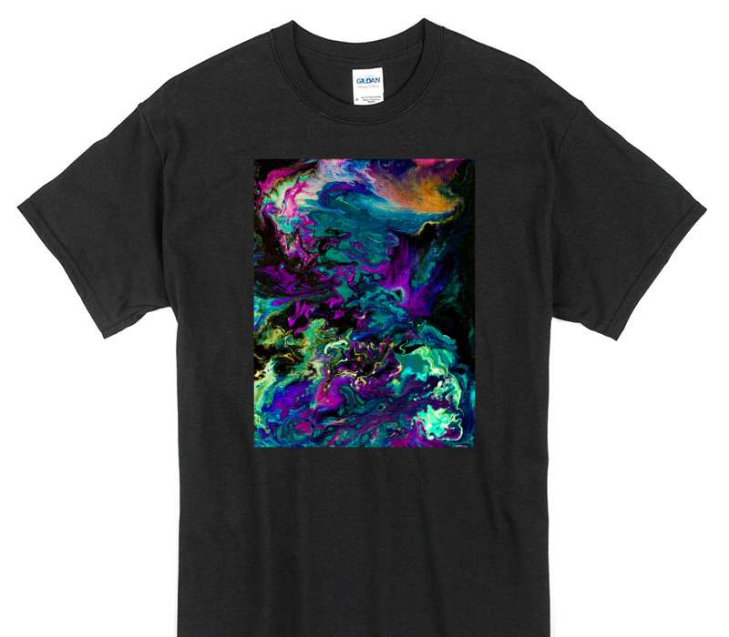 Custom Gildan 100% Cotton Black T-Shirt