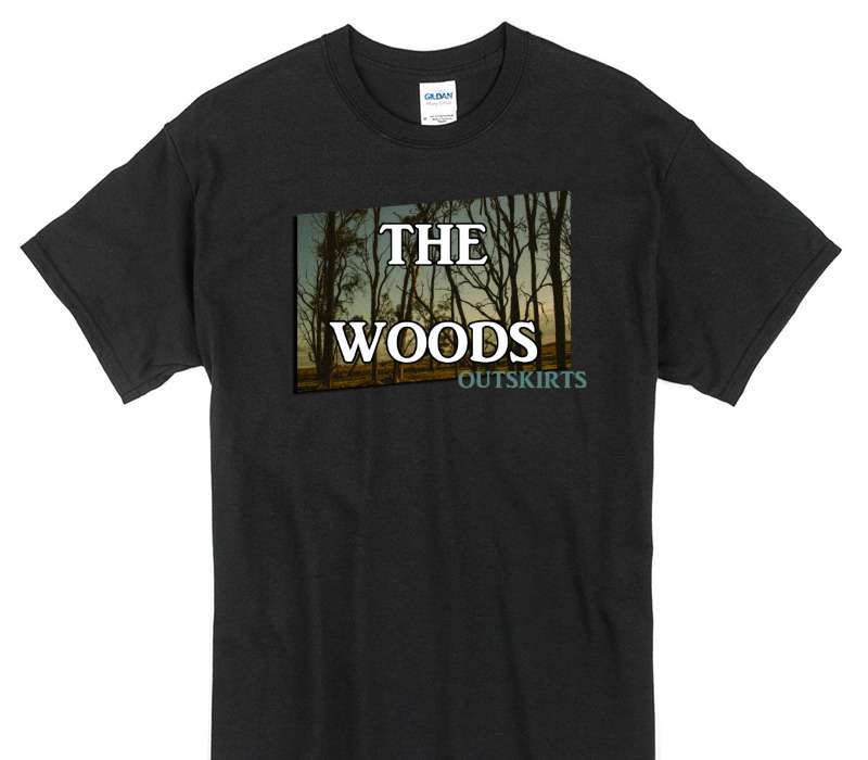 Custom Gildan 100% Cotton Black T-Shirt