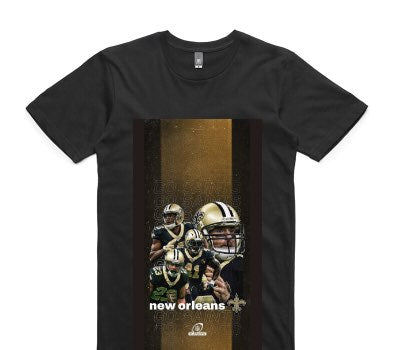 Custom AS Colour 100% Cotton Black T-Shirt