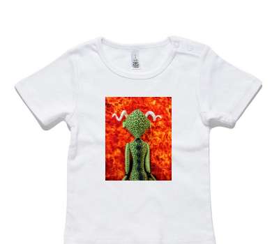 Custom AS Colour White Baby T-Shirt