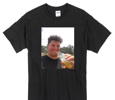 Custom Gildan 100% Cotton Black T-Shirt