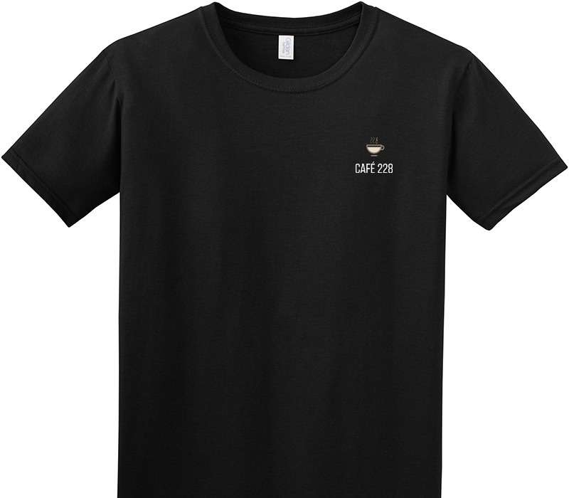 Custom Adult Soft Style 100% Cotton Black T-Shirt
