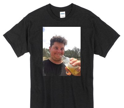 Custom Gildan 100% Cotton Black T-Shirt