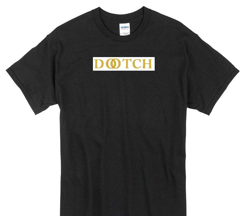 Custom Gildan 100% Cotton Black T-Shirt
