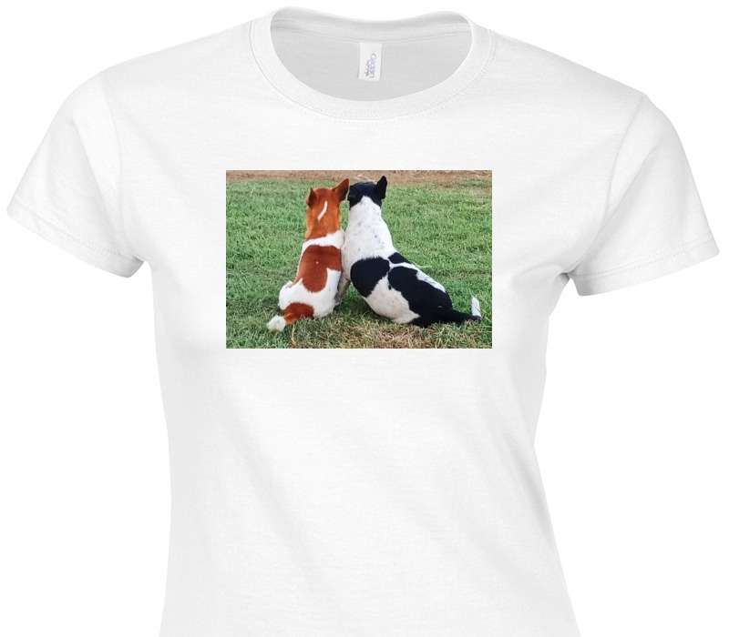 Custom Womens Soft Style 100% Cotton White T-Shirt