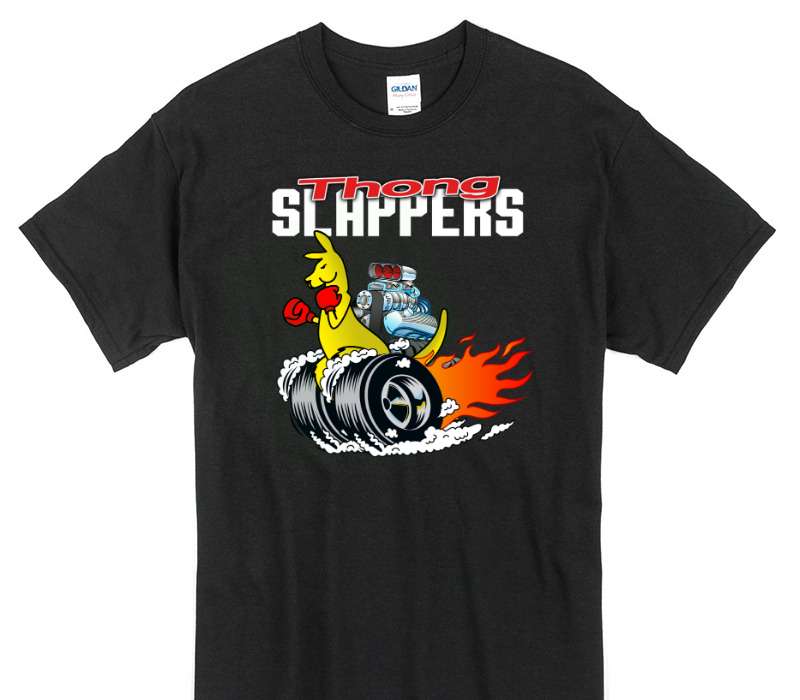 Custom Gildan 100% Cotton Black T-Shirt