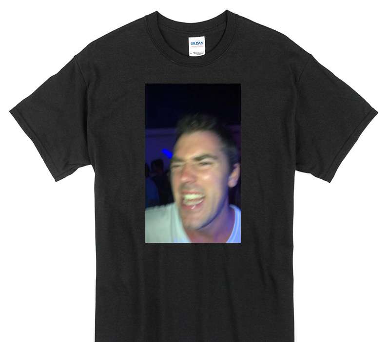 Custom Gildan 100% Cotton Black T-Shirt