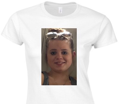 Custom Womens Soft Style 100% Cotton White T-Shirt