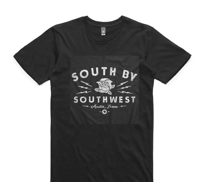 Custom AS Colour 100% Cotton Black T-Shirt