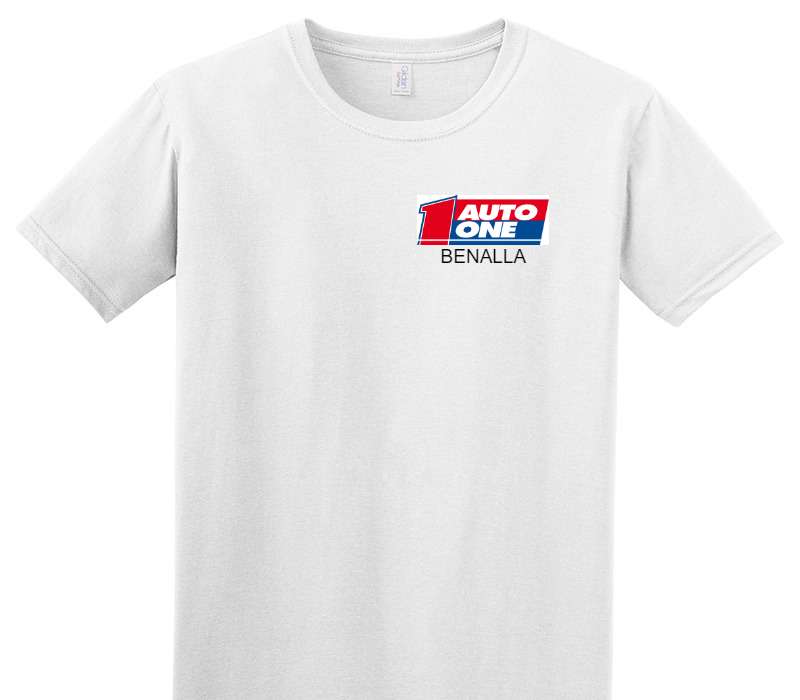 Custom Adult Soft Style 100% Cotton White T-Shirt