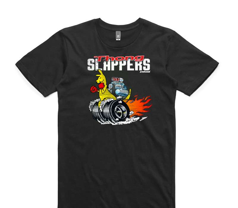 Custom AS Colour 100% Cotton Black T-Shirt