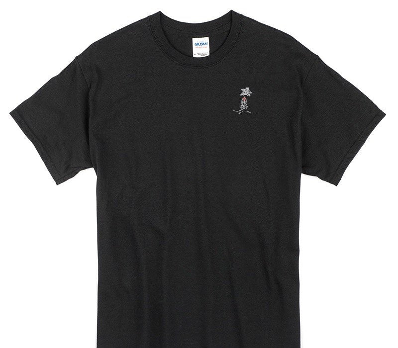 Custom Gildan 100% Cotton Black T-Shirt
