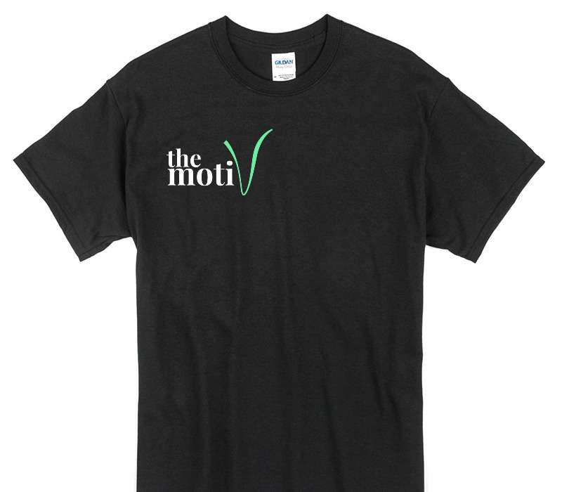 Custom Gildan 100% Cotton Black T-Shirt