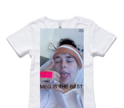 Custom AS Colour White Baby T-Shirt
