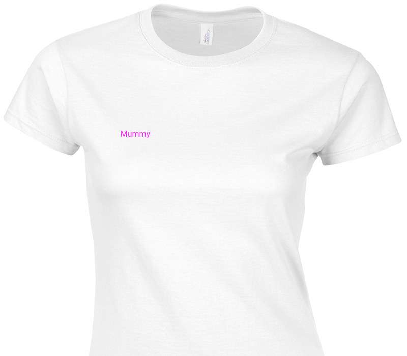 Custom Womens Soft Style 100% Cotton White T-Shirt