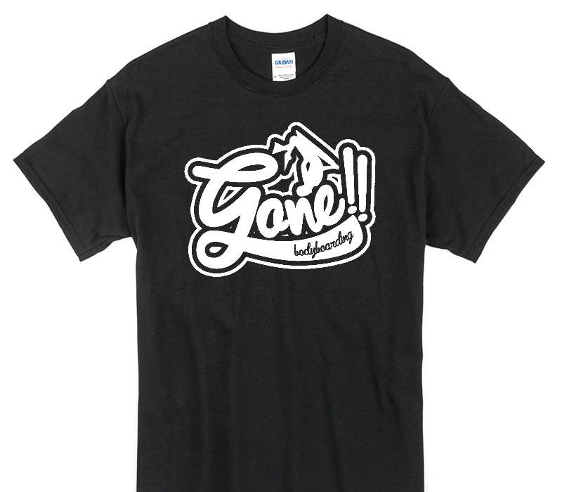 Custom Gildan 100% Cotton Black T-Shirt
