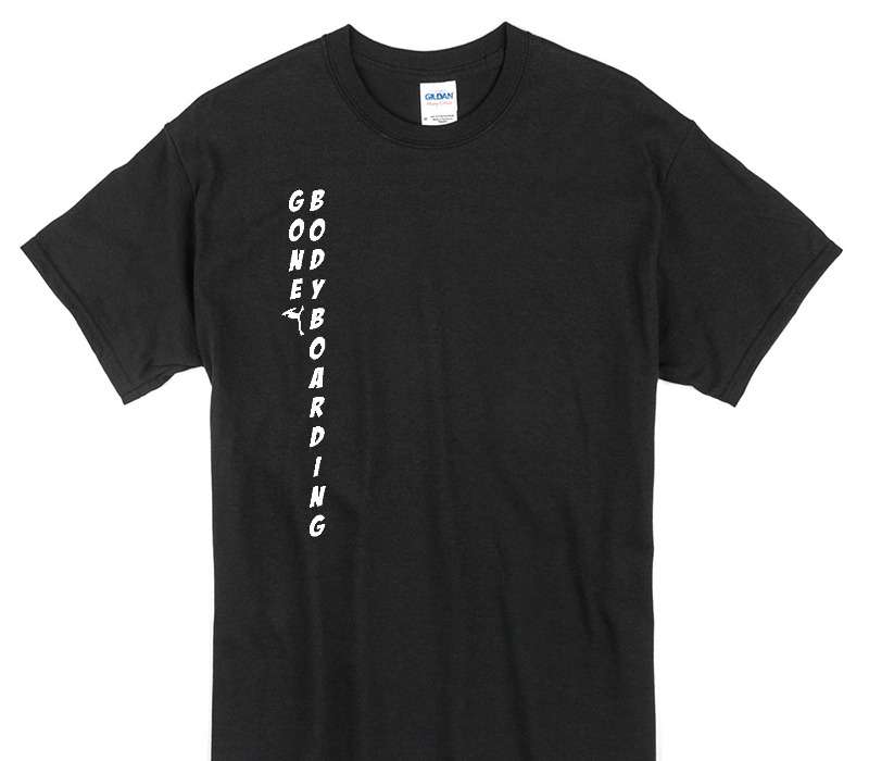 Custom Gildan 100% Cotton Black T-Shirt