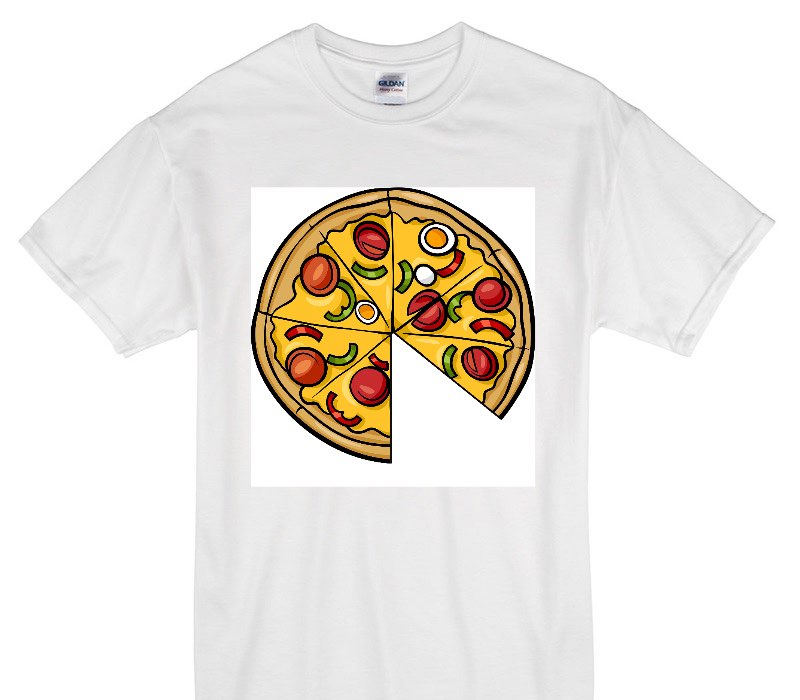 Custom Gildan 100% Cotton White T-Shirt