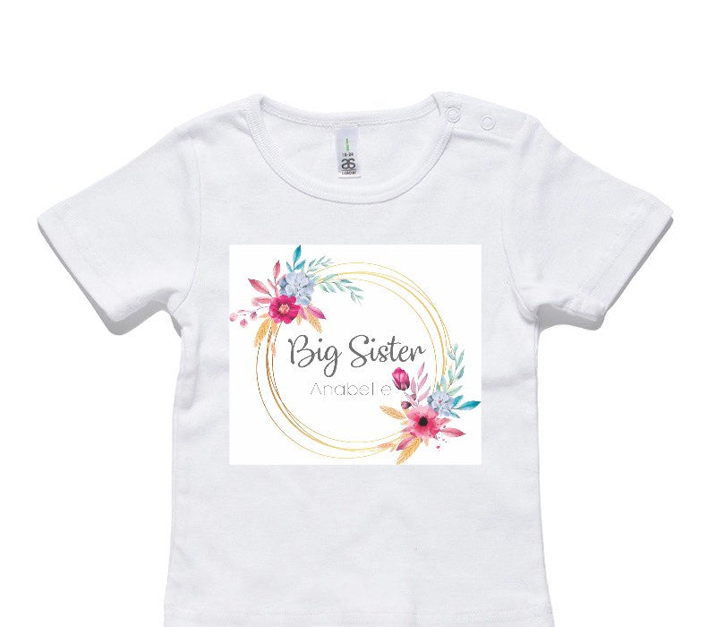 Custom AS Colour White Baby T-Shirt