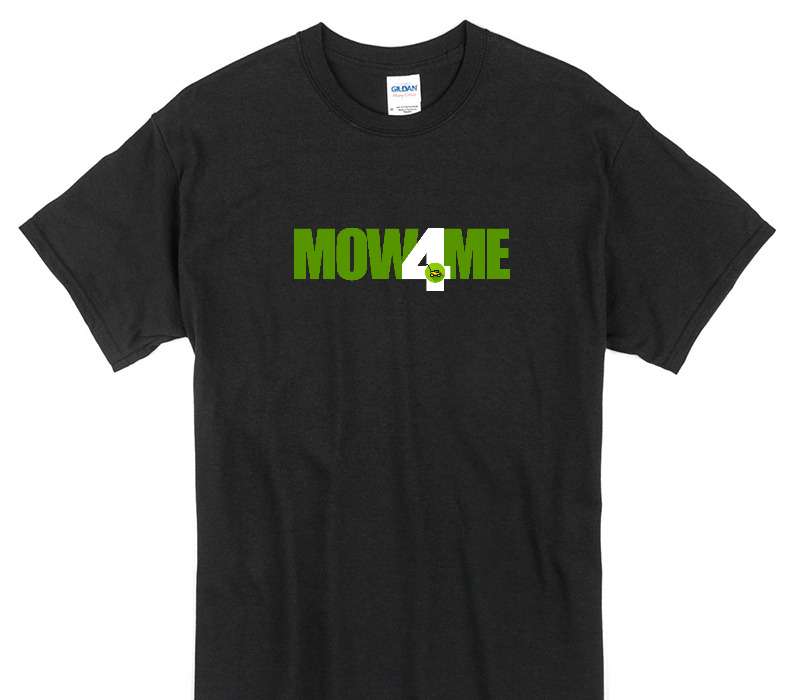 Custom Gildan 100% Cotton Black T-Shirt